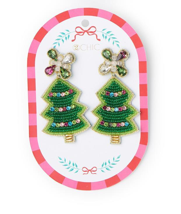 Holiday Earring- Grn Tree