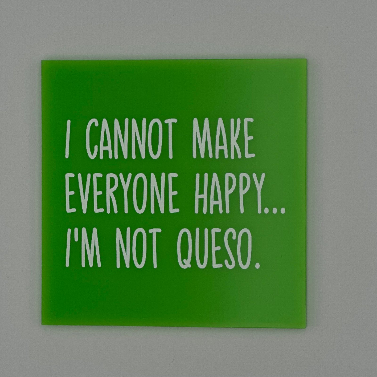 Queso Acrylic Block