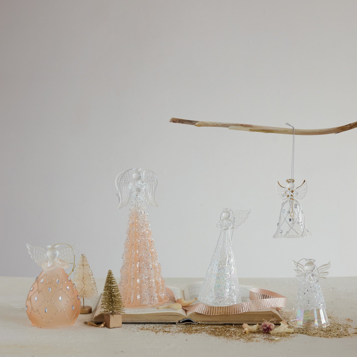 Glass Angel Ornament