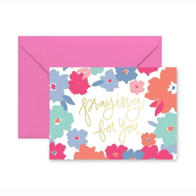 Greeting Card - Praying for You Floral