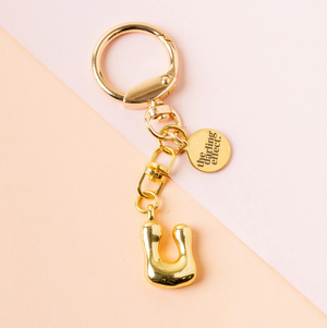 Bubble Letter Keychain
