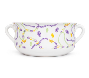 Mardi Bead Double Handle Bowl