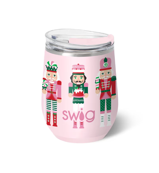 Sugar Plum Soldiers Stemless Wine Cup