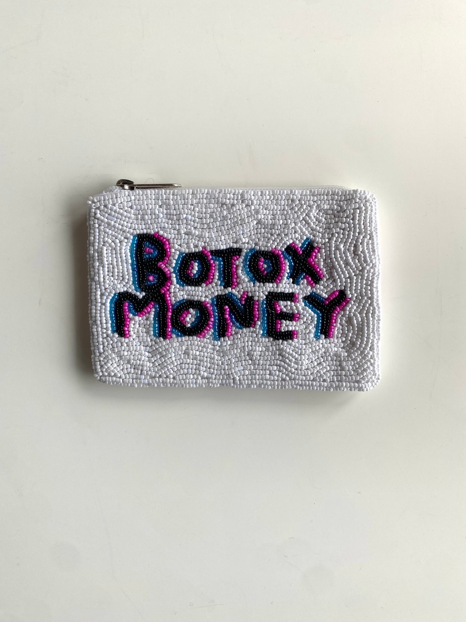 Botox Money Beaded Coin Wallet
