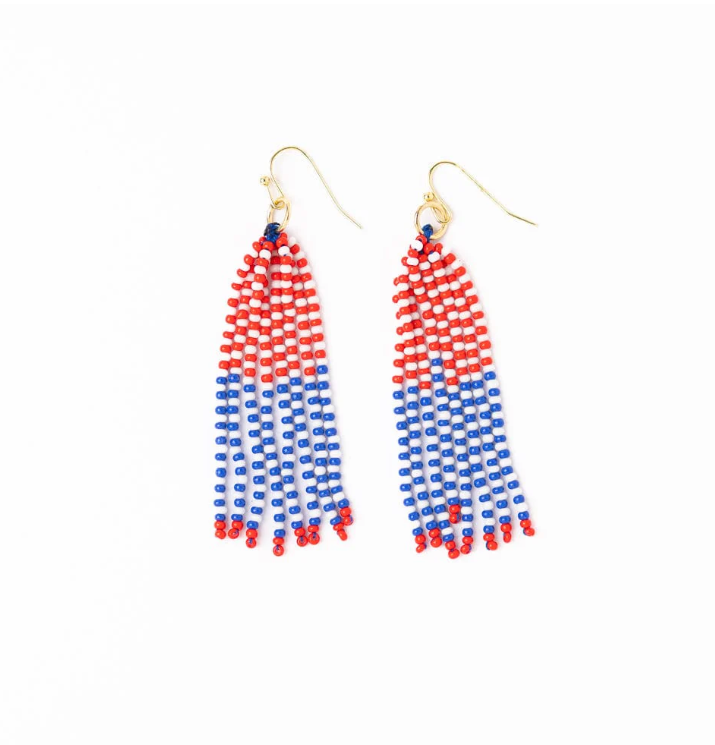 Gameday Tassel- Red/Blue