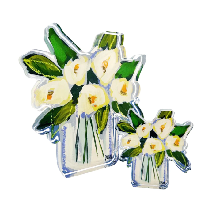 Bloom Block White Floral