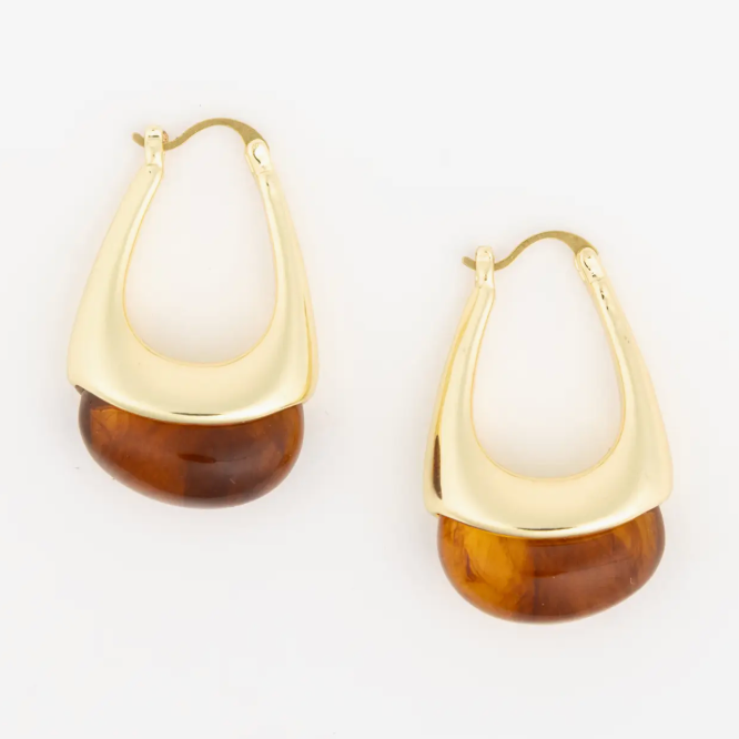 Talia Tortoise Earrings