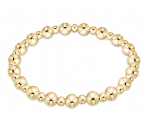 Classic Grateful Gold Bead Bracelet