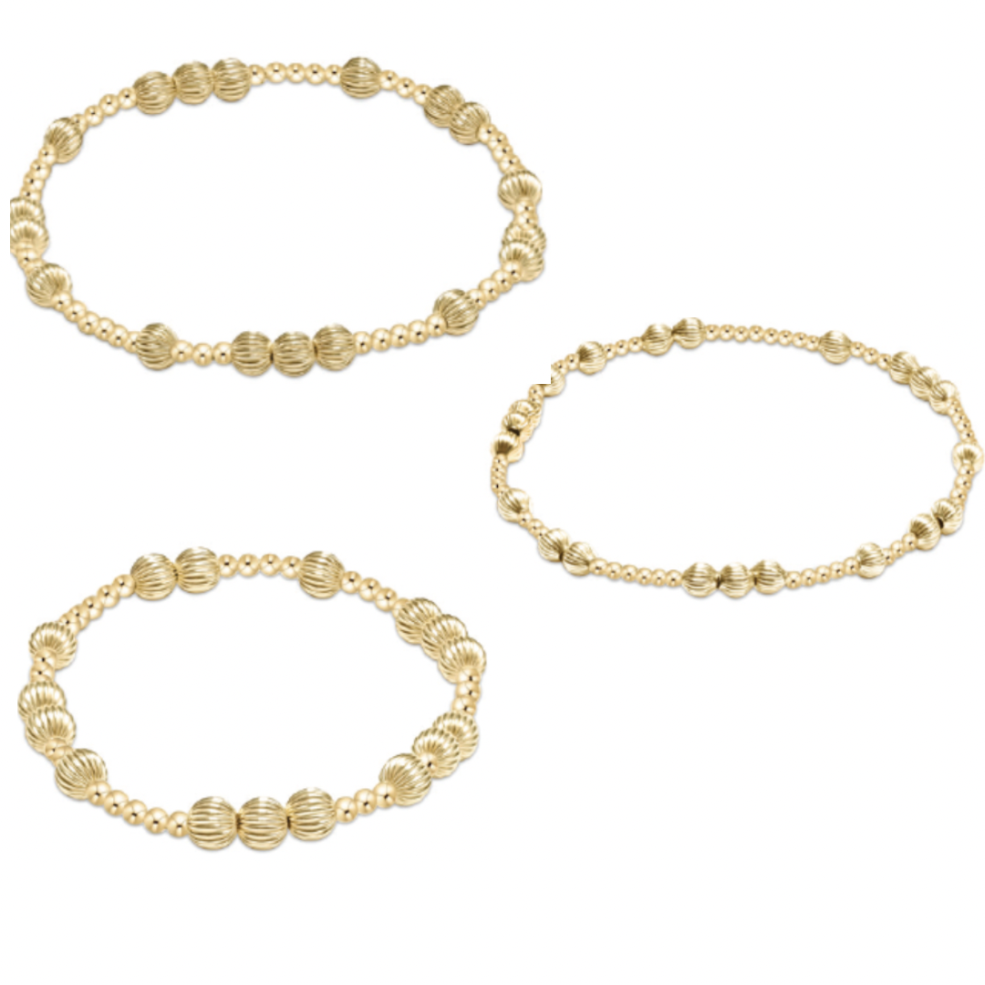 Hope Unwritten Dignity Bead Bracelet Gold