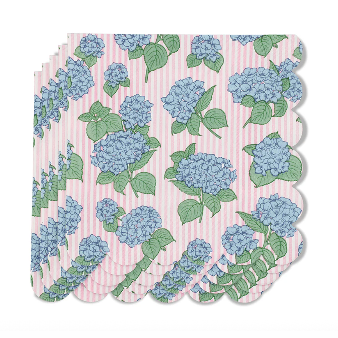 Hydrangeas Cocktail Napkins