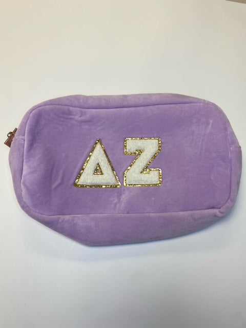 Delta Zeta Cosmetic Pouch - Purple (FINAL SALE)