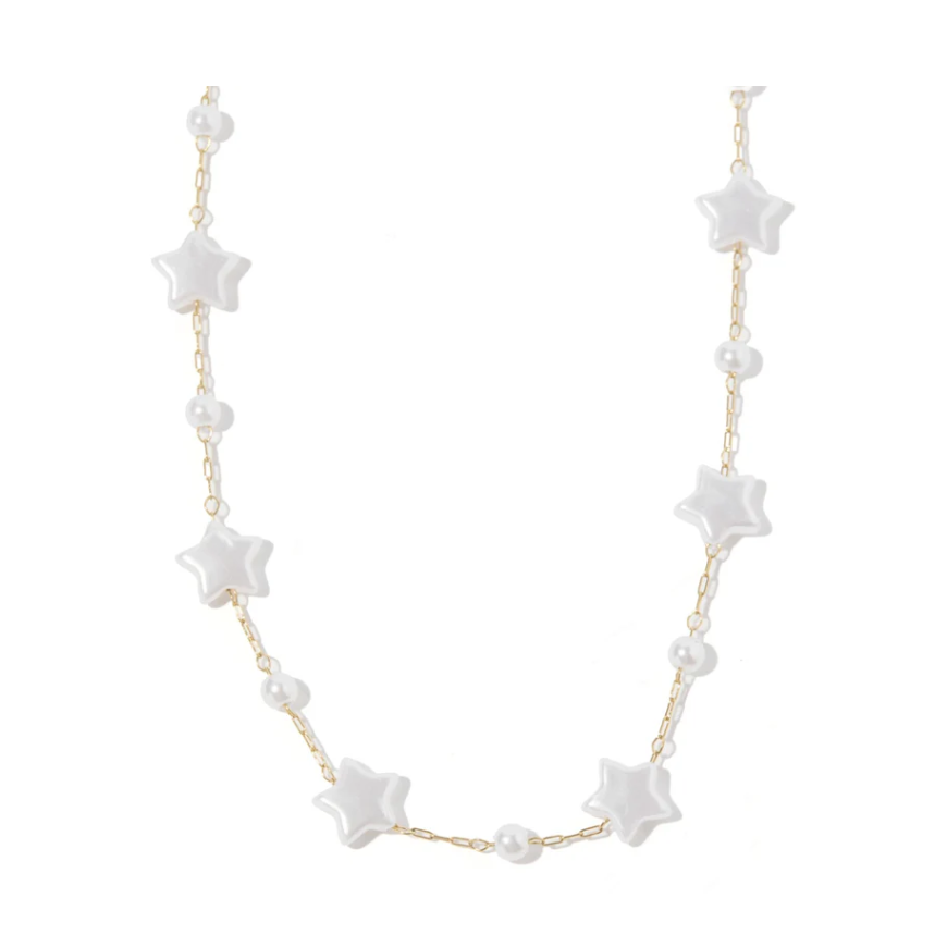 Necklace- Aster Star Pearl (FINAL SALE)