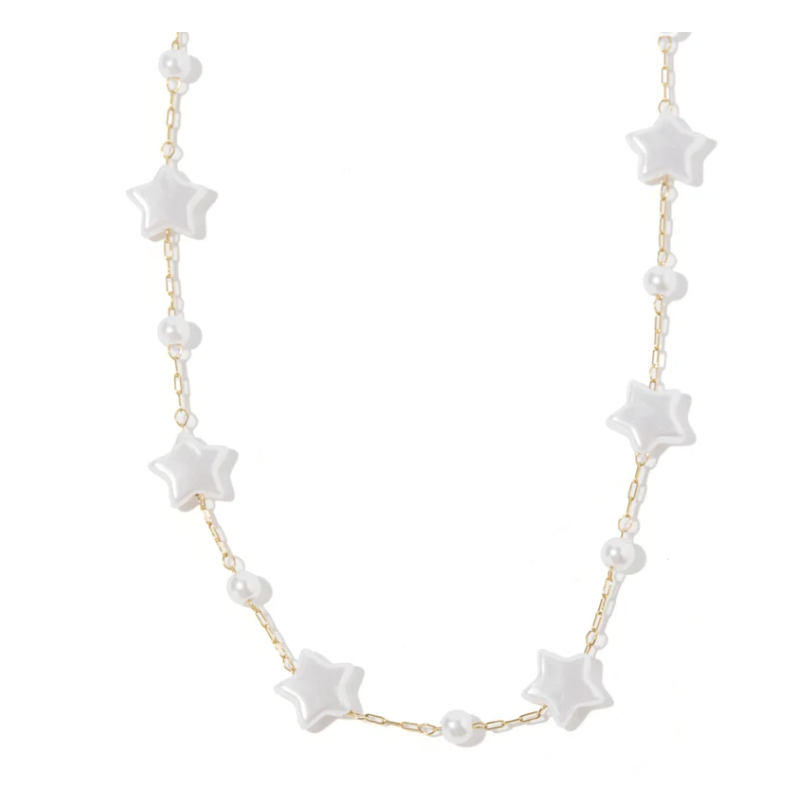 Necklace- Aster Star Pearl