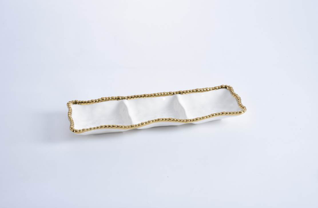 3-Section Serving Piece