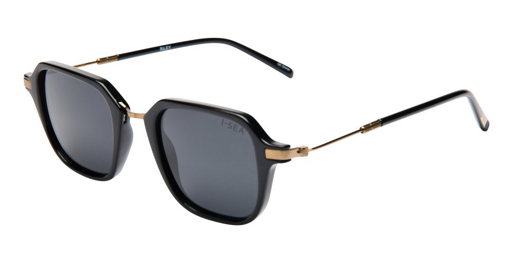 Riley Sunglass- Black/ Smoke