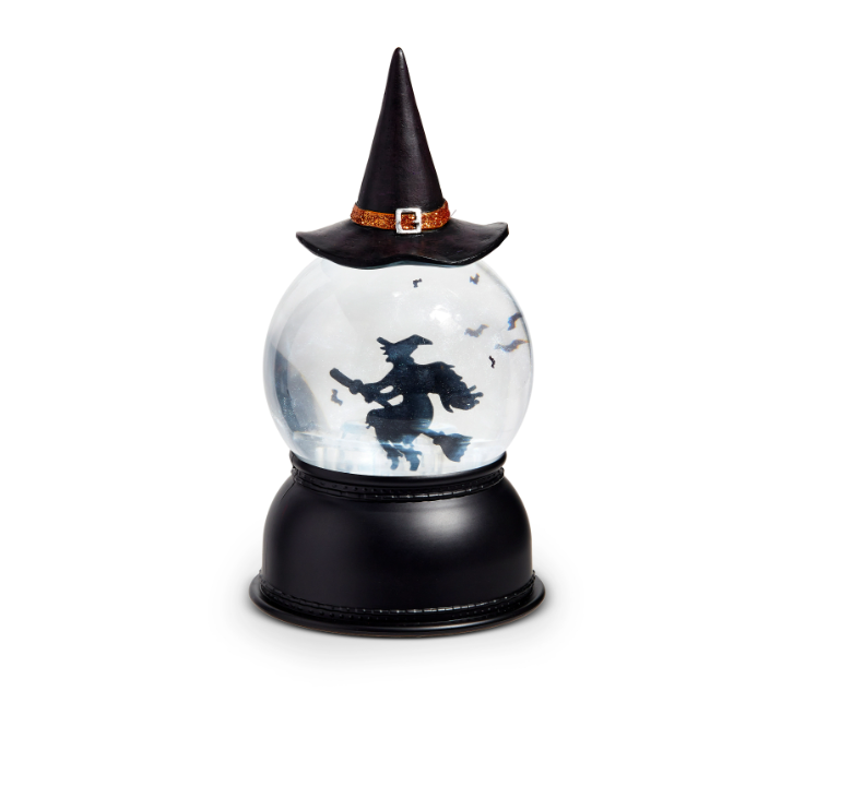 Flying Witch Water Globe