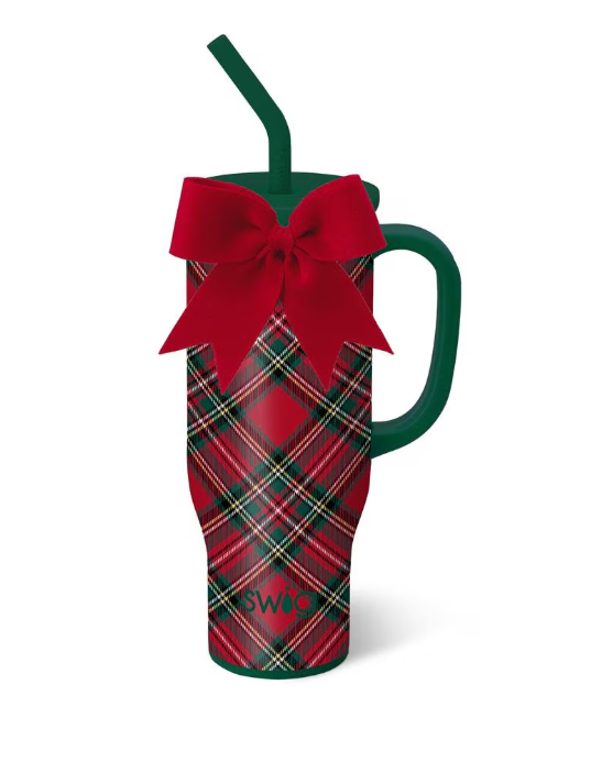 Christmas Plaid Mega Mug 30oz