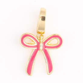 Pink Bow Charm