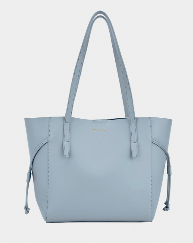 Ashley Tote Bag - Dusty Blue