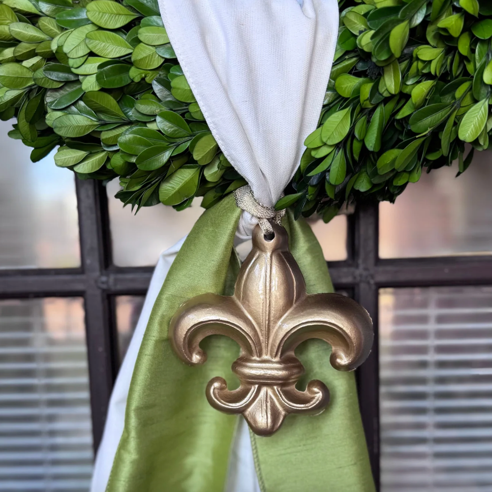Wreath Ornament - Fleur De Lis