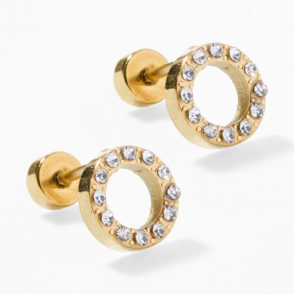 Screwback Stud - Lainey Gold