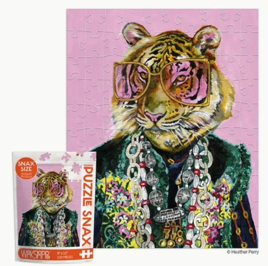 Puzzle Snax 100pc- Rose Colored Glasses