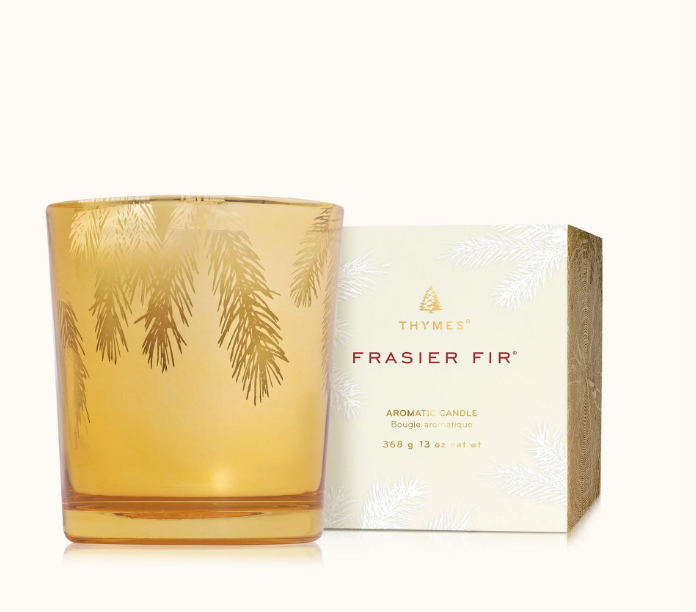 Frasier Fir Poured Candle, 13oz Gold