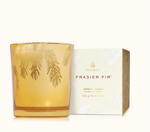 Frasier Fir Poured Candle, 13oz Gold
