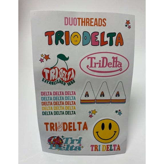 Tri Delta Sticker Sheet (FINAL SALE)