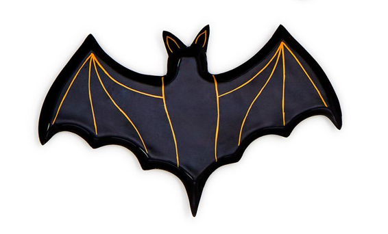 Bat Enamel Plate