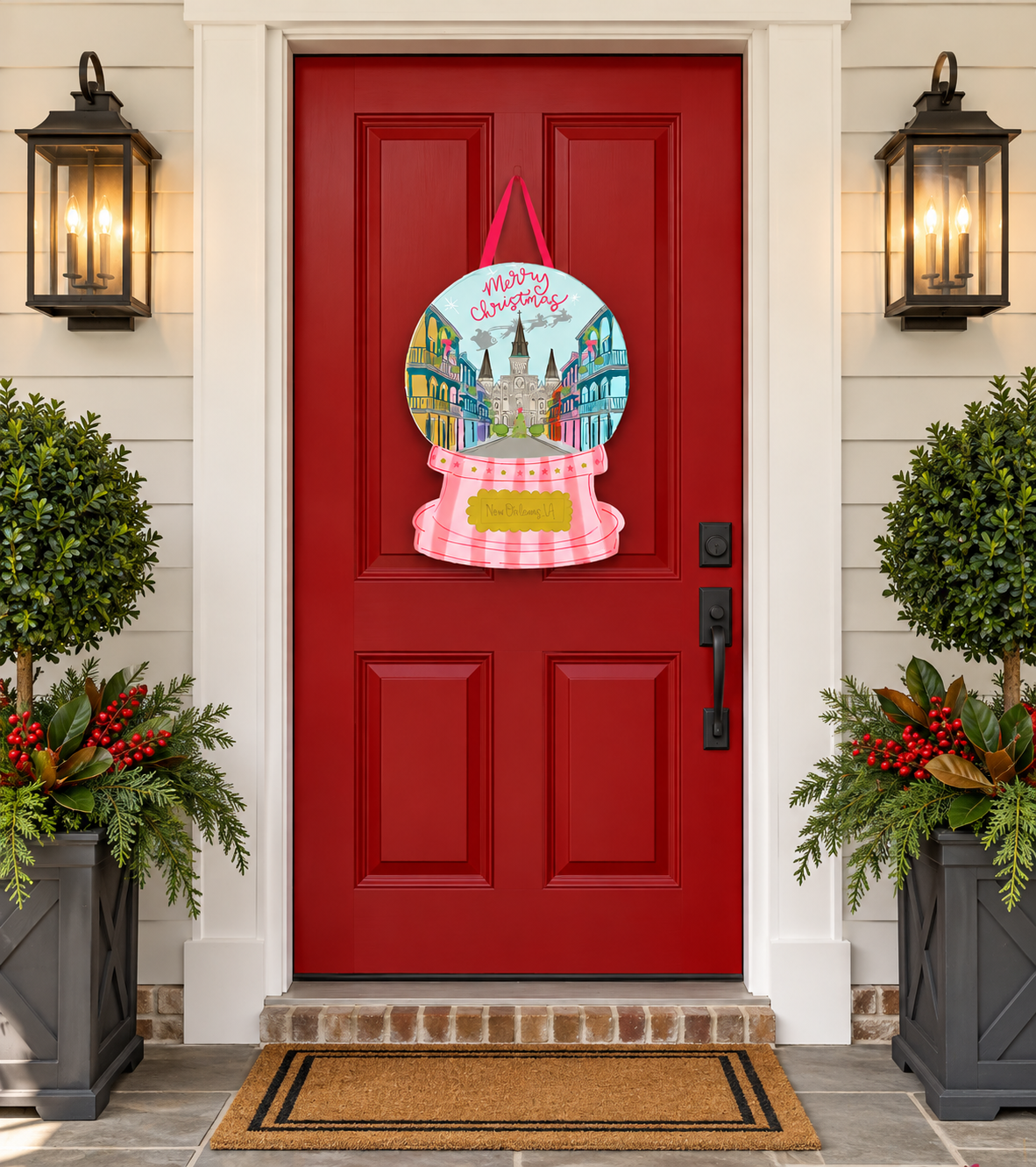 NOLA Globe Door Hanger