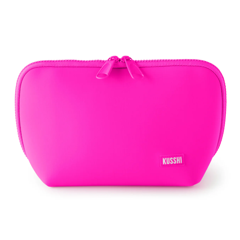 Neoprene Makeup Bag- Pink