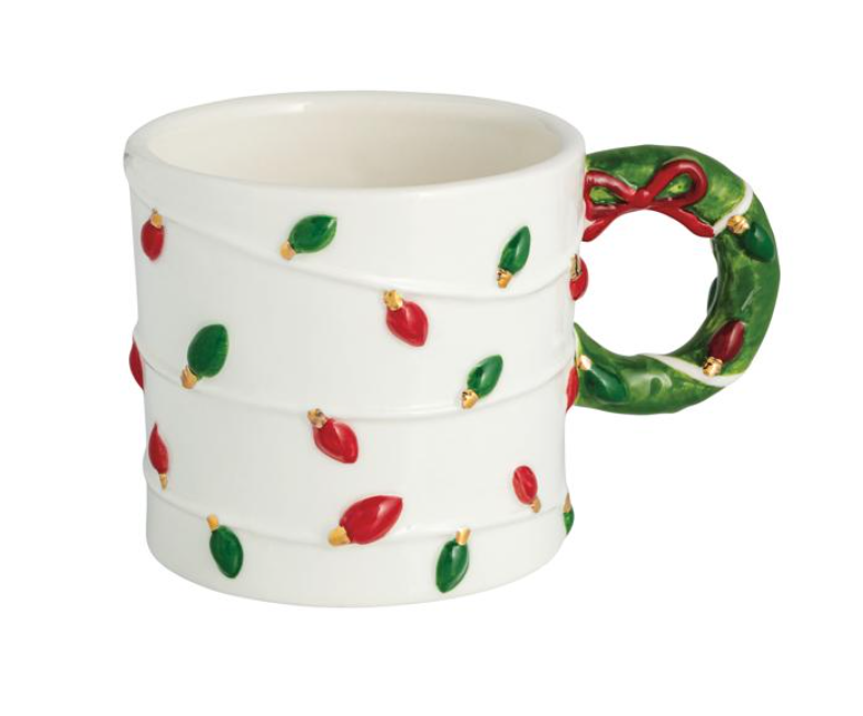 Wreath Handle Mug