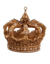 Gold Crown Ornament - Regal