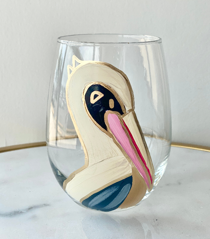 Pelican Wine Glass