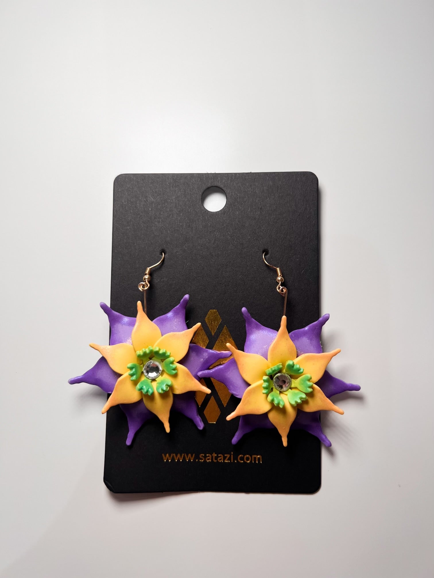 MG Float Flower Earrings