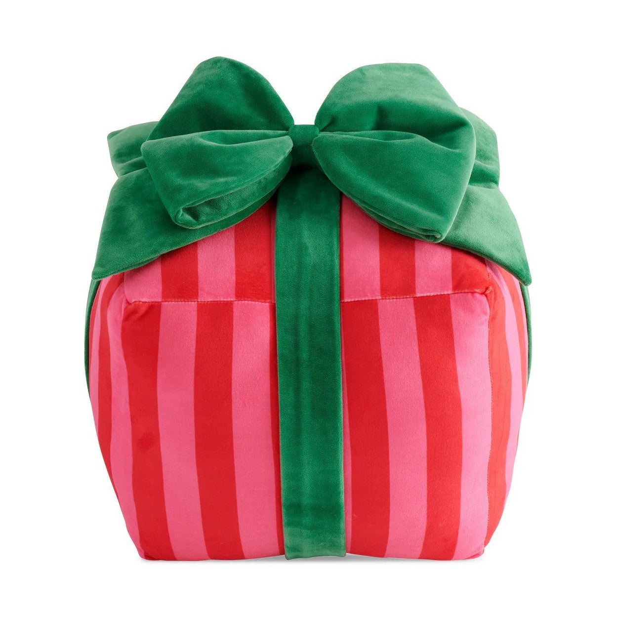 Stripe Gift Box Pillow- Lg