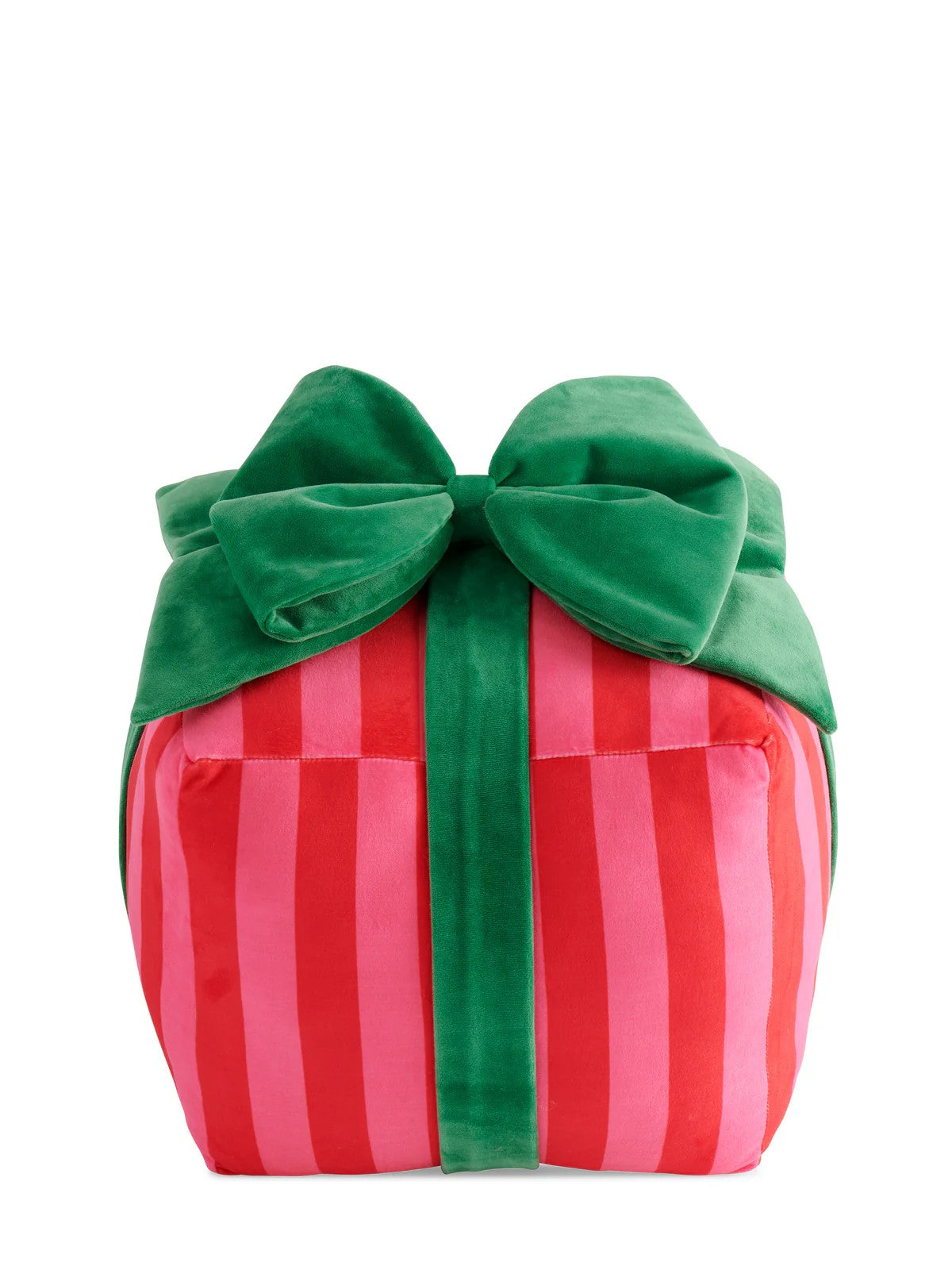 Stripe Gift Box Pillow- Lg