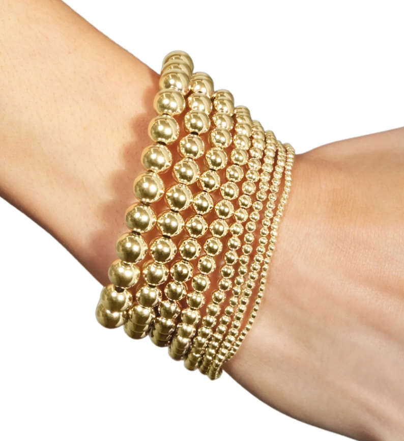 Classic Gold Bead Bracelet