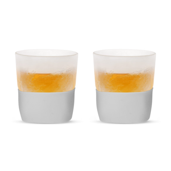 Glass Freeze Whiskey Glass Set - Gray