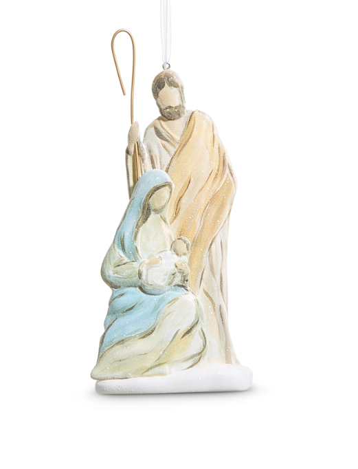 Molded Nativity Ornament