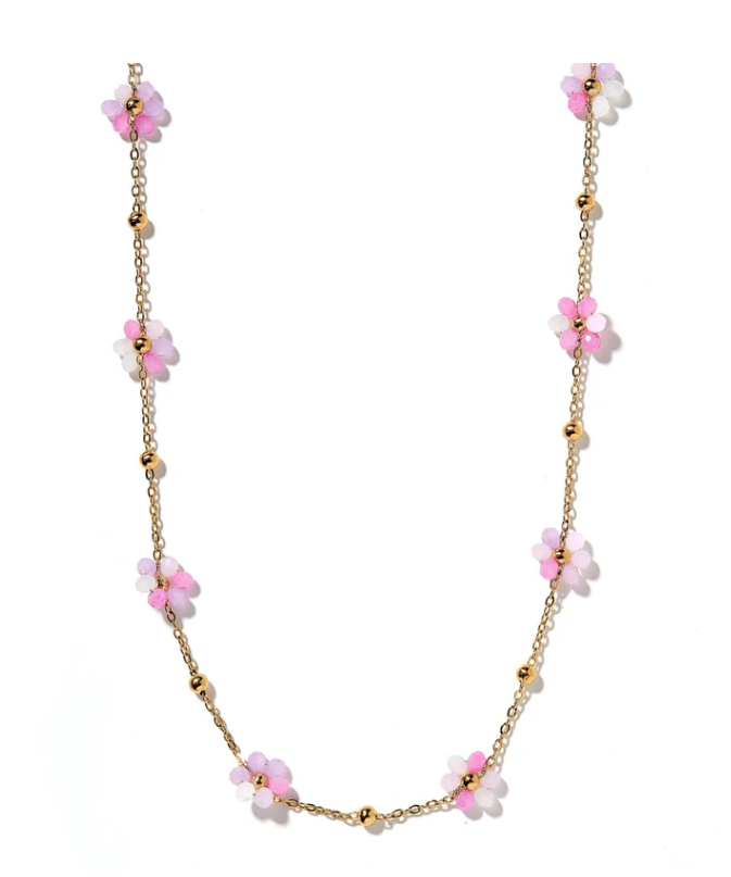 Necklace- Gracie Pink
