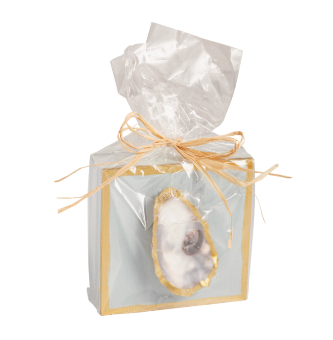 Light Blue Oyster Shell Plaque