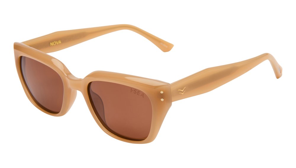 Nova Sunglass- Vanilla/ Brown