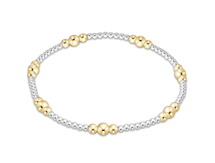 Purpose Gold 4mm Bead Bracelet Mixed Metal