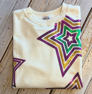 Mardi Star Adult Sweatshirt