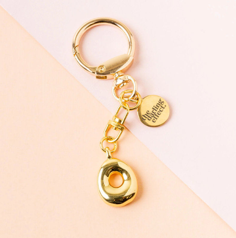 Bubble Letter Keychain
