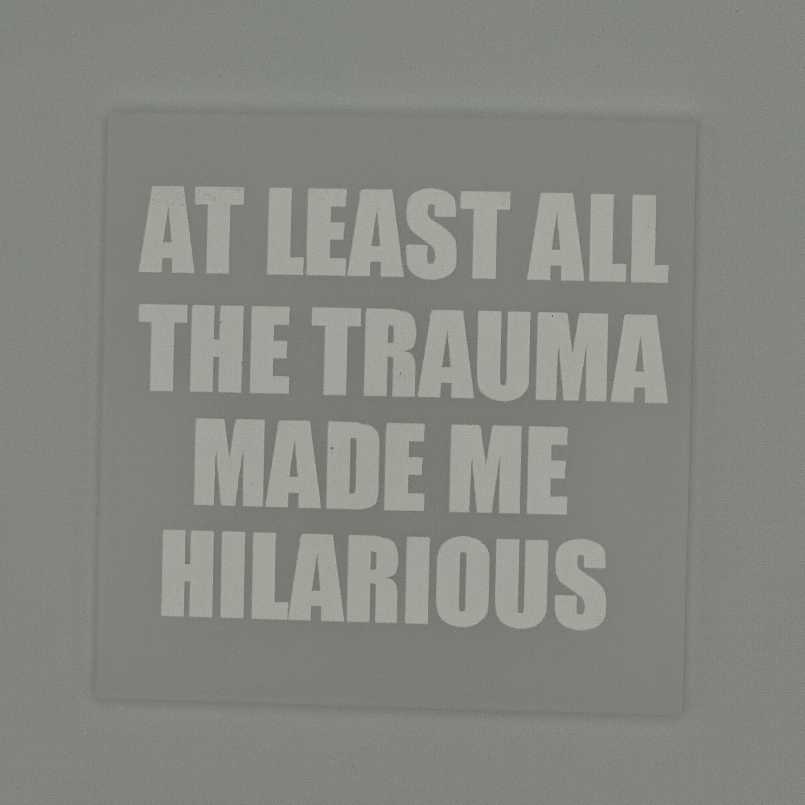Trauma Acrylic Block