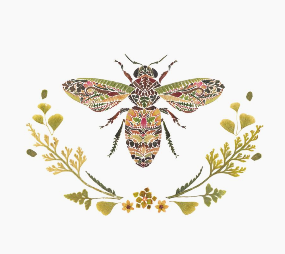 Green Bee Bev Napkin