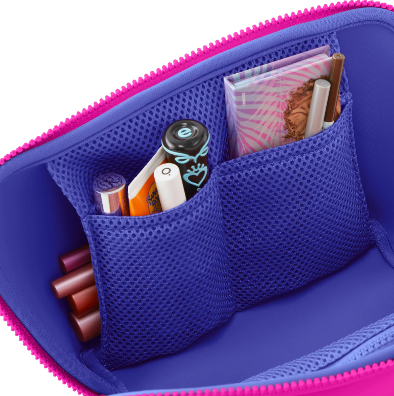 Neoprene Makeup Bag- Pink
